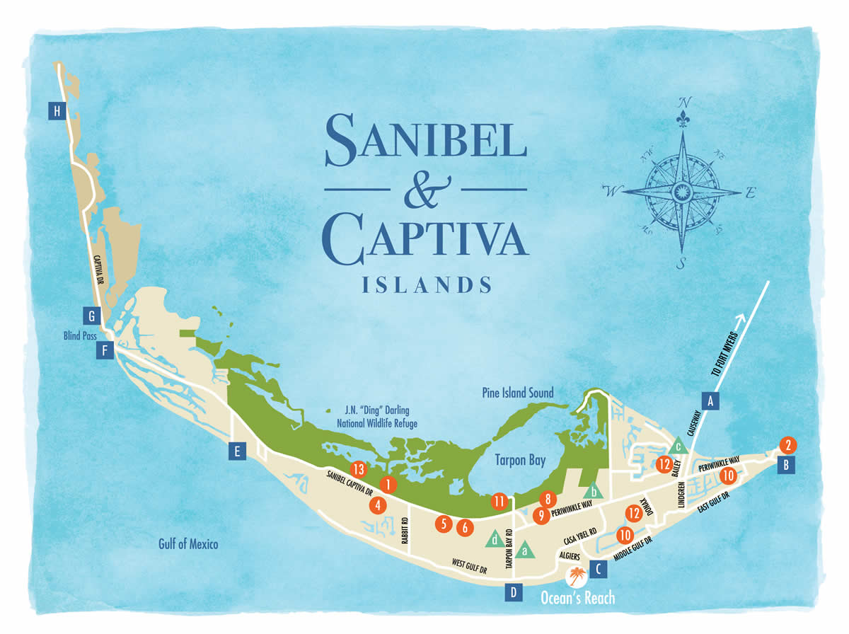 sanibel island florida map